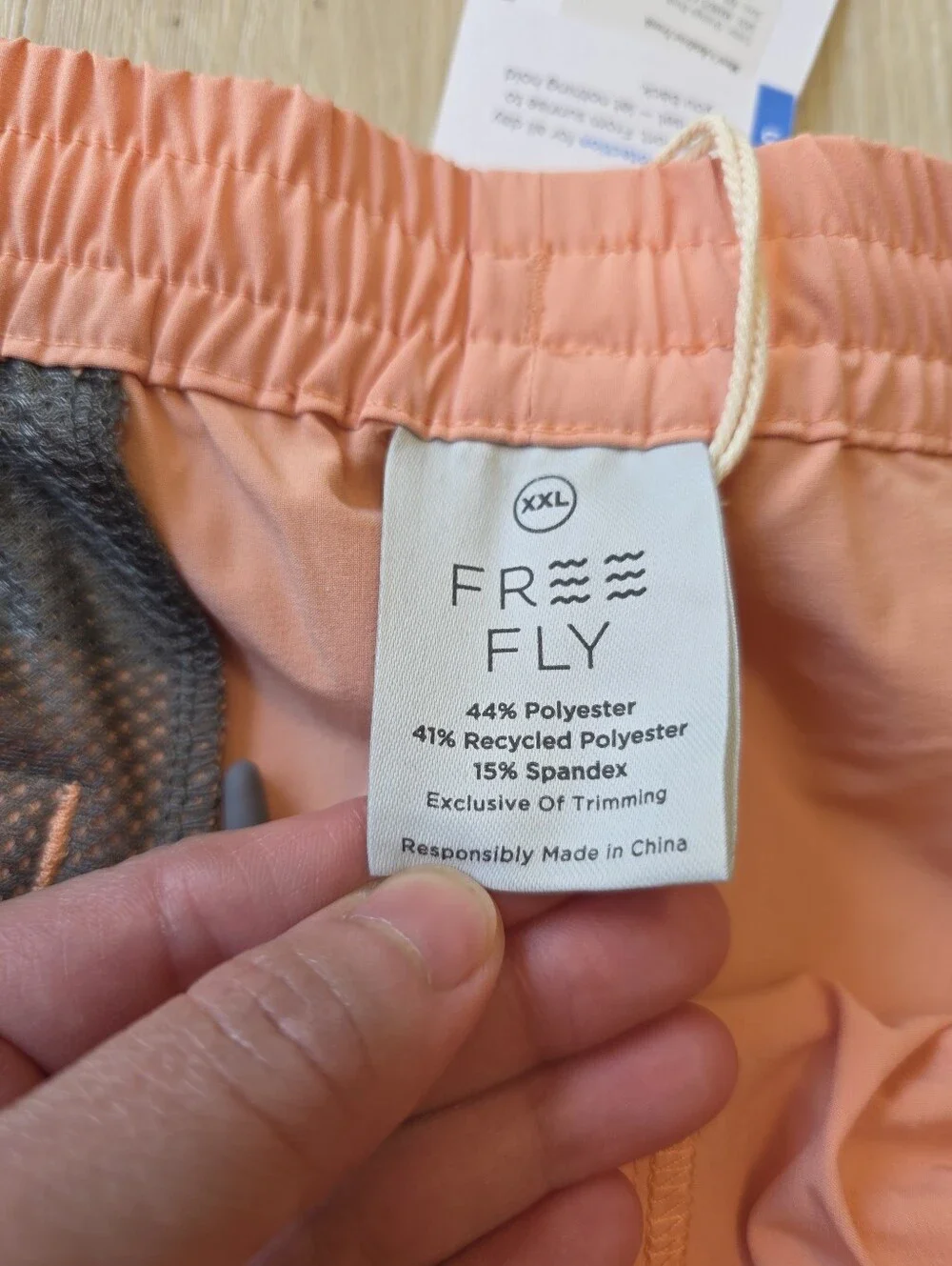 Free Fly Andros Swim Trunks Size XXL Orange Dusk